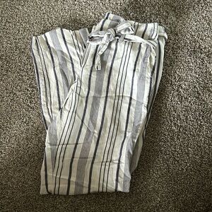 Loft Linen Pants with Tie